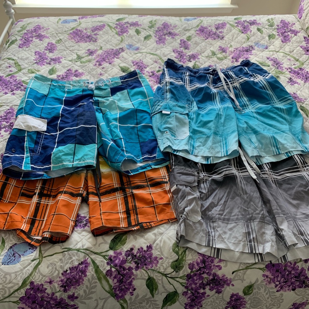 Lot of 4 Men’s swimming trunks